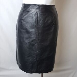 Vintage Maxima Wilsons Skirt 100% leather skirt